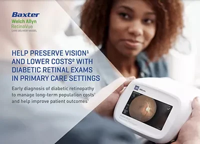 Cover of the RetinaVue brochure